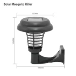 LED Solar Power Mosquito Repellent Bug Zapper Killer UV Lamp Insect Pest Outdoor Garden Lawn Landscape Light - Image 2