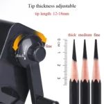Hand Crank Mechanical Art Student Pencil Sharpeners Tool Office School Supplies - Image 7