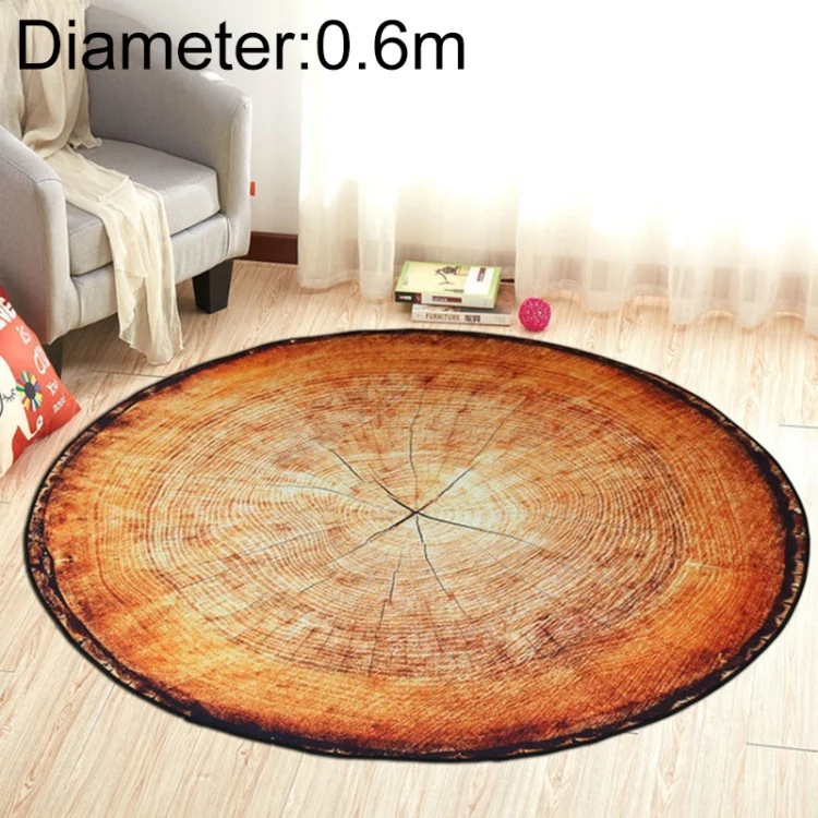 TBD0100834302D.webp 3D Growth Ring Pattern Bathroom Living Room Carpets Home Decor Mat - Image 1
