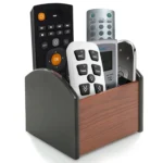 4-compartment Wooden Storage Box Pen Holder - Image 5