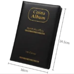 PU Leather Russian Cover 150 Coins Collection Album Holder Book - Image 3