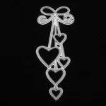Craft Embossing Die Pendant Heart Carbon Steel Embossing Knife Die - Image 2