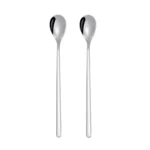 2 PCS Stainless Steel Spoon Creative Coffee Spoon Bar Ice Spoon Gold Plated Long Stirring Spoon