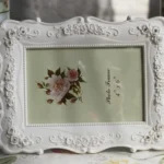 Home Decoration Pastoral Style Rose Carved Picture Frame Decoration - Image 2