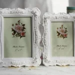 Home Decoration Pastoral Style Rose Carved Picture Frame Decoration - Image 5