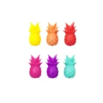 6pcs / Set Wine Glass Silicone Pineapple Mark Distinguisher Party Fruit Shape Cup Mark - Image 2