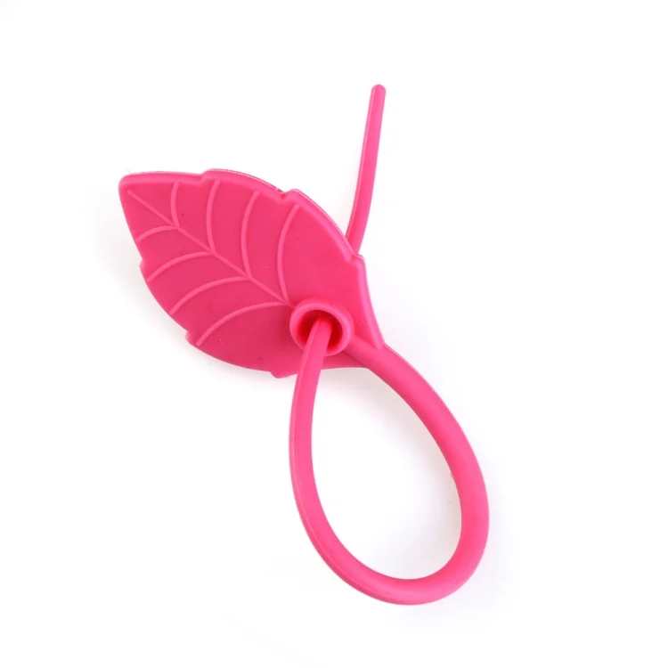 TBD01030221_2.webp 20 PCS Environmental Protection Silicone Plastic Bag Sealing Clip Food Bag Bundle Cable Tie, Random Color Delivery - Image 3