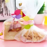 20 PCS Environmental Protection Silicone Plastic Bag Sealing Clip Food Bag Bundle Cable Tie, Random Color Delivery - Image 7