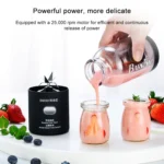 Multifunctional Juicer Rotatory Extractor Cup Portable USB Charge Juicer Blender with 6 Blades - Image 5