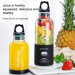 Multifunctional Juicer Rotatory Extractor Cup Portable USB Charge Juicer Blender with 6 Blades - Image 8