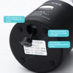 Multifunctional Juicer Rotatory Extractor Cup Portable USB Charge Juicer Blender with 6 Blades - Image 10