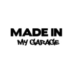 10 PCS MADE IN MY GARAGE Car Styling Stickers Decal Car Body Cool Covers, Size:17.8x5.9cm - Image 2