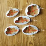 10 PCS Cake Mold Cloud Fondant Cake Decoration Printing Die Cutting Mold - Image 3