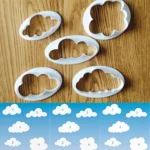 10 PCS Cake Mold Cloud Fondant Cake Decoration Printing Die Cutting Mold - Image 5