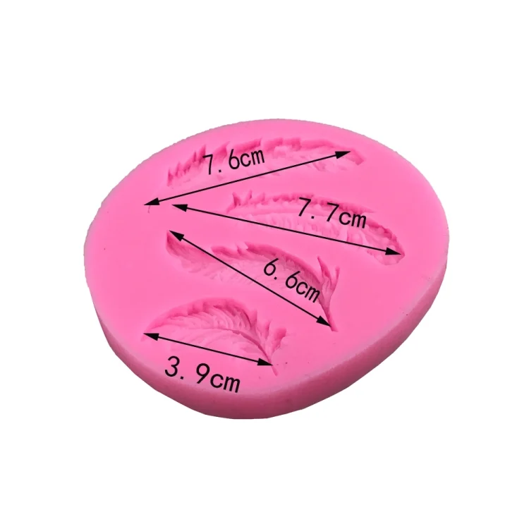 TBD01086537_3.webp Feather Sugar Silicone Mold Fondant Mold Cake Decorating Tools - Image 4