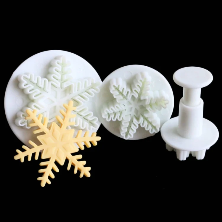 TBD01086564_2.webp 6 PCS Fondant Cake Tool Fine Snowflake Spring Mould Set - Image 3