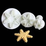 6 PCS Fondant Cake Tool Fine Snowflake Spring Mould Set - Image 4
