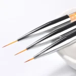3 PCS Professional Nail Handle Liner Brush Hand Draw Kit Tips Drawing Line Painting Tools Manicure Nail Art Decoration - Image 2