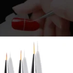 3 PCS Professional Nail Handle Liner Brush Hand Draw Kit Tips Drawing Line Painting Tools Manicure Nail Art Decoration - Image 4