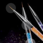 3 PCS Professional Nail Handle Liner Brush Hand Draw Kit Tips Drawing Line Painting Tools Manicure Nail Art Decoration - Image 6
