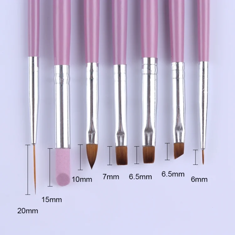 TBD01091915_2.webp 7pcs /Set Nail Painting Stretcher Brush Sculpting And Sharpening Pen Manicure Tool - Image 3
