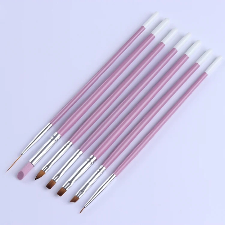 TBD01091915_5.webp 7pcs /Set Nail Painting Stretcher Brush Sculpting And Sharpening Pen Manicure Tool - Image 6