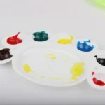 10 PCS Plastic Cartoon Small Ankle Color Palette Children's Painting Toys - Image 7