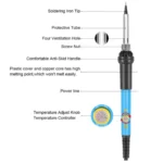 60W Adjustable Temperature Electric Iron Set With Multimeter - Image 2