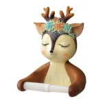 Punch-free Cartoon Animal Creative Home Roll Bathroom Wall-mounted Tissue Box - Image 2