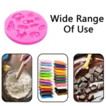 2 PCS Baby Hand Foot Shape DIY Mold Fondant Silicone Cake Chocolate Mold Baking Tool - Image 4