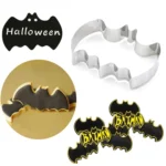 2 PCS Stainless Steel Cookie Cutter Bat Modeling Mold Halloween Cutting Mold DIY Tool - Image 5