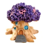 Micro Landscape Flower Pot Decoration Fleshy Cartoon Construction Toy Big Tree House Resin Decoration - Image 2