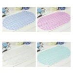 Waterdrop Bathroom Mat with Suction Cup Massage Foot Mat Bathtub Anti-slip Mat - Image 2