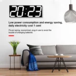 LED Digital Clock Living Room Wall Clock Creative WIFI Clock US Plug - Image 14