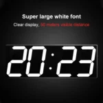 LED Digital Clock Living Room Wall Clock Creative WIFI Clock US Plug - Image 10