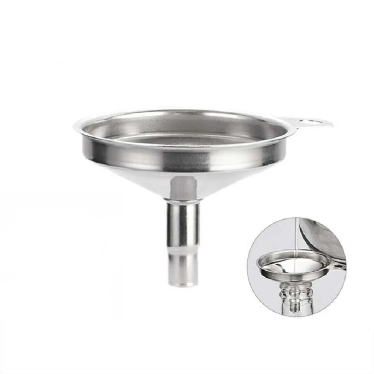 TBD01126012.webp 10 PCS Stainless Steel Conical Small Funnel Oil Leak Wine Leak Kitchen Gadgets - Image 1