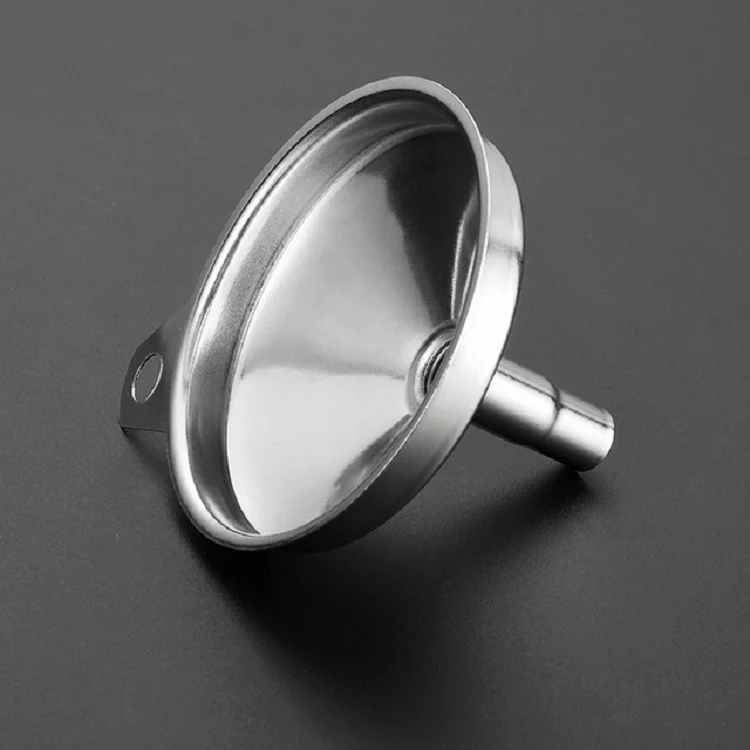 TBD01126012_2.webp 10 PCS Stainless Steel Conical Small Funnel Oil Leak Wine Leak Kitchen Gadgets - Image 3