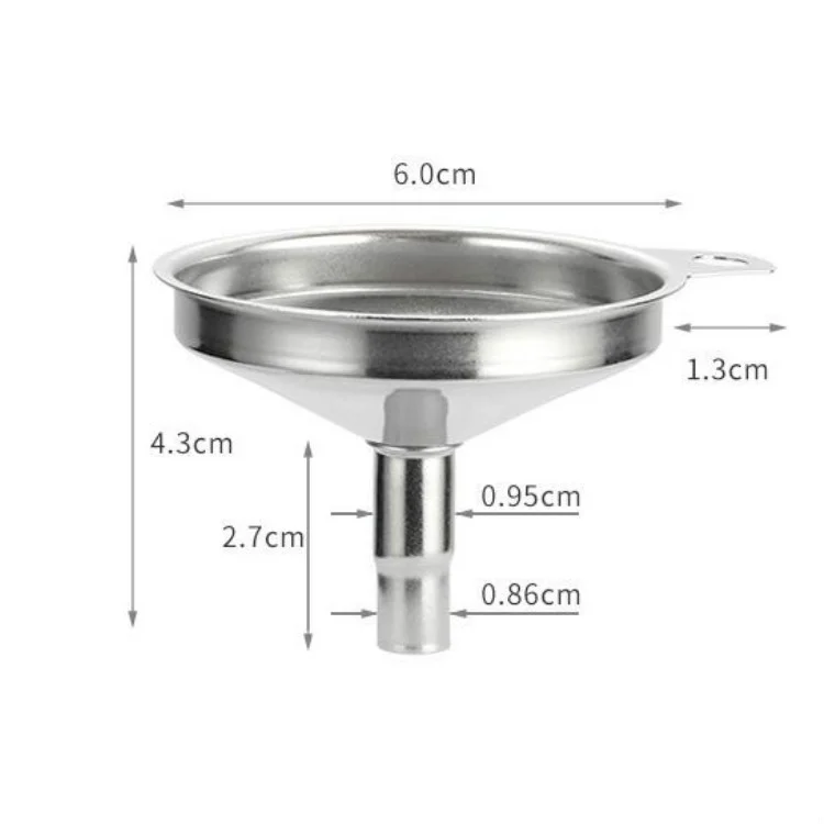 TBD01126012_4.webp 10 PCS Stainless Steel Conical Small Funnel Oil Leak Wine Leak Kitchen Gadgets - Image 5