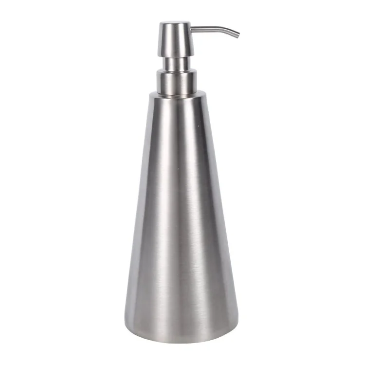 TBD01126092.webp 800ml Stainless Steel Soap Dispenser Cone Hand Sanitizer Bottle - Image 1