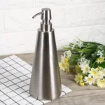 800ml Stainless Steel Soap Dispenser Cone Hand Sanitizer Bottle - Image 7