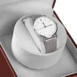 Leather Single Watch Box Electric Motor Watch Shaker Automatic Watch Shaker ,US Plug - Image 3