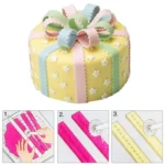 2 PCS Baking Fondant Cake Tool Cutting Roller Cutting Blank Roller Knife Tool - Image 6