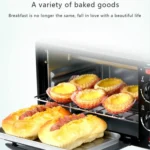 3 in 1 Electric Breakfast Machine Multifunction Coffee Maker + Frying Pan + Mini Oven  Household Bread Pizza Oven - Image 5