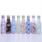 Animals Plants Pattern Thermal Cup Vacuum Flask Heat Water Bottle Portable Stainless Steel Sports Kettle - Image 6