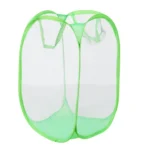 Foldable Pop Up Wash Bag Laundry Basket Bag Hamper Mesh Storage Pueple Dirty Clothes Basket - Image 6