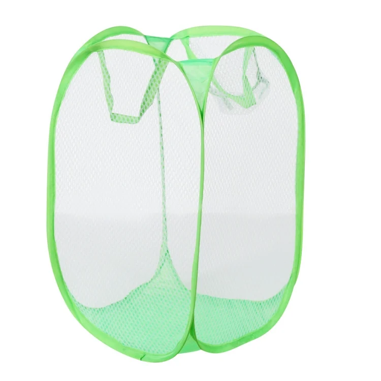 TBD0113703201A_5.webp Foldable Pop Up Wash Bag Laundry Basket Bag Hamper Mesh Storage Pueple Dirty Clothes Basket - Image 6