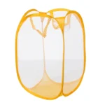 Foldable Pop Up Wash Bag Laundry Basket Bag Hamper Mesh Storage Pueple Dirty Clothes Basket - Image 7