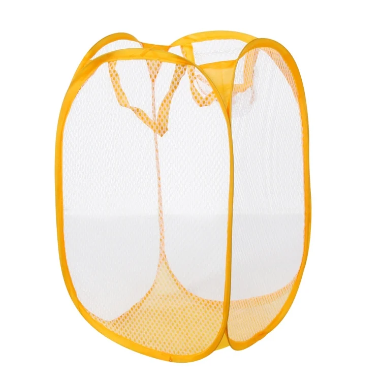 TBD0113703201A_6.webp Foldable Pop Up Wash Bag Laundry Basket Bag Hamper Mesh Storage Pueple Dirty Clothes Basket - Image 7