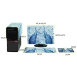 3 in 1 Simple Desktop Computer PC Dust Cover - Image 2