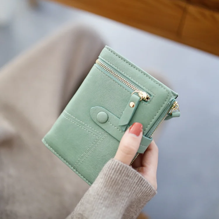TBD0114050701A.webp Women Two-folding Wallet Multi-function Clutch Bag Small Wallet - Image 1